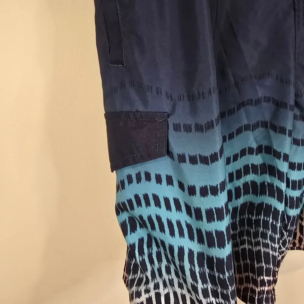 Men's U.S. Apparel Multicolor Mesh Lined Swim Trunks | Size XL